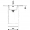 FRANKE Sink MRG 110-37 403 x 433mm onyx