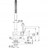 FRANKE Tap FN 3407.901 ACTIVE SEMI PRO matte black