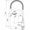 FRANKE Tap FN 3407.901 ACTIVE SEMI PRO matte black