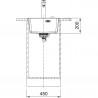 FRANKE Sink MRG 610-39 FTL 440 x 500mm matt black