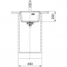 FRANKE Sink MRG 610-37 RTL 410 x 510mm matt black