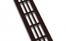 Ventilation grid 60/400mm brown matt