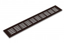 Ventilation grid 80/400mm brown mat