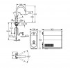 GROHE 31455AL1 Blue Home starter set C-outlet brushed hard graphite