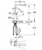 GROHE 30432DC0 Tap ACCENT L-spout with dual pull-out shower supersteel