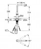 GROHE 30444DC0 Tap ACCENT SmartControl pull-out L-spout supersteel