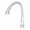 GROHE 30440000 Tap SCALA C-outlet with pull-out shower with three jets chrome