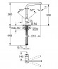 GROHE 30425DC0 Tap VENTO L-outlet supersteel