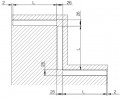 Edge Seal Strip Barier - TL7 -Set of End Caps (left + right)