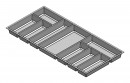 Cutlery tray Classico Kristall softTouch d. 45 W 90 (822 x 424 mm) black