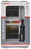 BOSCH 2607017320 37-piece screwdriver bit set with manual screwdriver