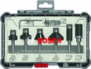 BOSCH 2607017468 6-piece cutter set with 6mm shank Trim&Edging