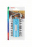 BOSCH 2607002822 Screwdriver bit set with carabiner (light blue), 21 pcs