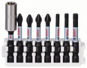 BOSCH 2608522328 8-piece impact control bit set 50 mm, PH1;3×PH2;PH3;2×PZ2;PZ3