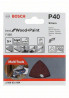 BOSCH 2608621684 Sanding paper 5 pcs F460 Best for Wood and Paint, P40, 93 mm