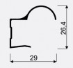 SEVROLL 00482 Focus 16mm mounting bar 2.7m olive