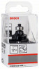 BOSCH 2608628456 Rounding cutter, 6 mm, R1 6.3 mm, D 25.4, L 13.1 mm, G 54 mm