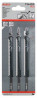 BOSCH 2608633A32 Saw blade for recipr.saw 3 pcs T 344 DP Precision for Wood
