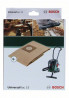 BOSCH 2609256F32 5 pcs Paper dust bag for Universalvac 15