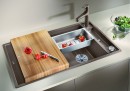 BLANCO 523214 Sink Axia III 5 S coffee InFino with eccentric Silgranit PuraDur