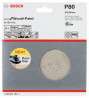 BOSCH 2608900689 Sanding grid 5 pcs M480, dia. 150mm, P80