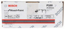 BOSCH 2608901154 Sanding paper C470, pack of 50 pcs., dia. 125mm, P100