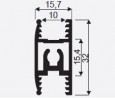 SEVROLL 00222 connecting strip H30 3m silver