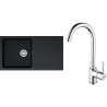 FRANKE Set T98Č OID 611 black + FP 9000.031