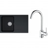 FRANKE Set T96Č OID 611-78 black + FP 9000.031