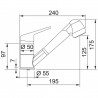 FRANKE Set G55MČ BFG 611-62 matt black + FC 9547.901