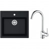 FRANKE Set T102Č SID 610 black + FP 9000.031