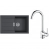 FRANKE Set T104Č S2D 611-78 black + FP 9000.031