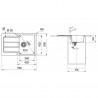 FRANKE Set T104BE S2D 611-78 beige + FP 9000.031