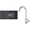 FRANKE Set T108Č S2D 611-100 black + FP 9000.031