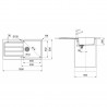 FRANKE Set T108Č S2D 611-100 black + FP 9000.031
