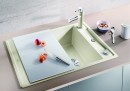 BLANCO 523184 Sink Axia III 45 S gray rock InFino with eccent. Silgranit PuraDur