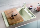 BLANCO 523180 Sink Axia III 45 S tartufo InFino with eccentric Silgranit PuraDur