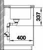 BLANCO 523148 Sink Subline 800-U tartufo InFino manual Silgranit PuraDur