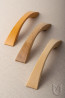 TULIP Handle Berga 128 beech lacquered+screws