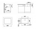 BLANCO 526343 Sink ETAGON 500-F anthracite without eccentric Silgranit InFino