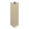 SCILM corner coupling/end cap 150 mm, stainless steel ground