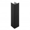 SCILM corner coupling/end cap 150 mm, black glossy