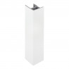 SCILM corner coupling/end cap 150 mm, white glossy
