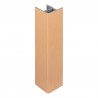 SCILM corner coupling/end cap 100 mm, brushed copper