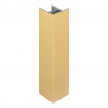 SCILM corner coupling/end cap 150 mm, gold brushed