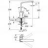GROHE 31255000 Tap Eurocube L-outlet chrome