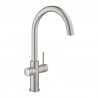 GROHE 31455DC1 Blue Home starter kit C-outlet Supersteel