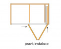 HAWA 27637 Folding Concepta 25 1250-1850mm silver right new