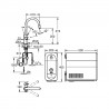 GROHE 31541KS0 Blue Home starter set C-off lift.perl. velvet black - black