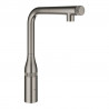 GROHE 30444AL0 Tap ACCENT SmartControl pull-out L-drain brush Hard Graphite
